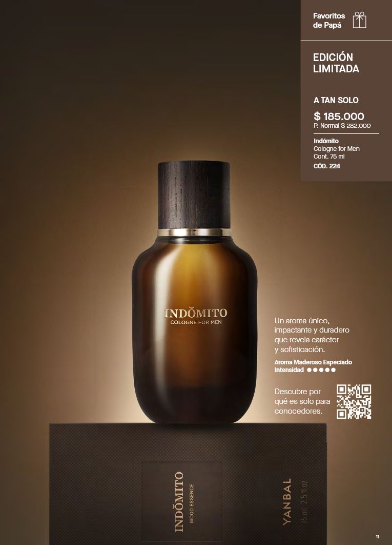 Indómito Cologne for Men